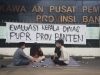 Duga Dikorupsi, Forpem Demo Minta Proyek Pelebaran Jalan Pakupatan-Palima Dinas PUPR Banten Diaudit